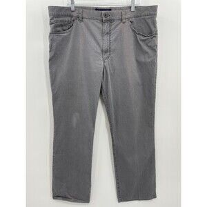 ALBERTO Gray Comfort Fit Tommy Surprise Pleated Casual Pants Size 40x34